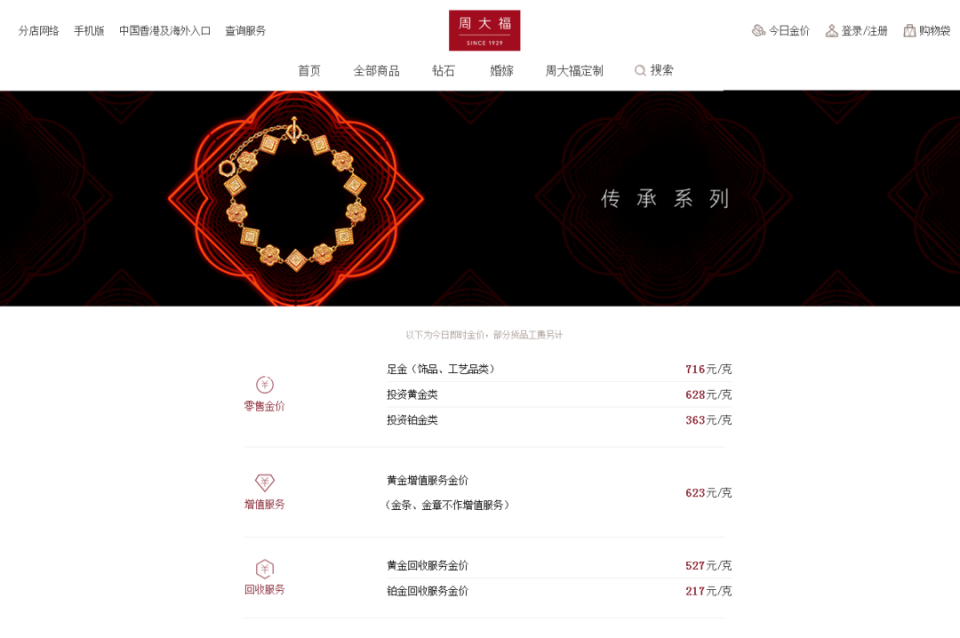 周大福深圳工厂停产与家具销售 一次跨界的经济与市场裂变